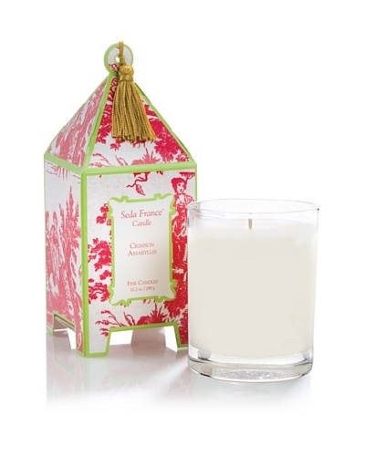 Seda France Crimson Amaryllis Pagoda Candle