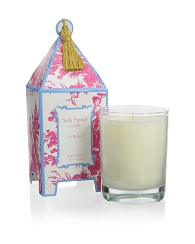 Seda France 10-Oz. Lis Blanc Pagoda Candle