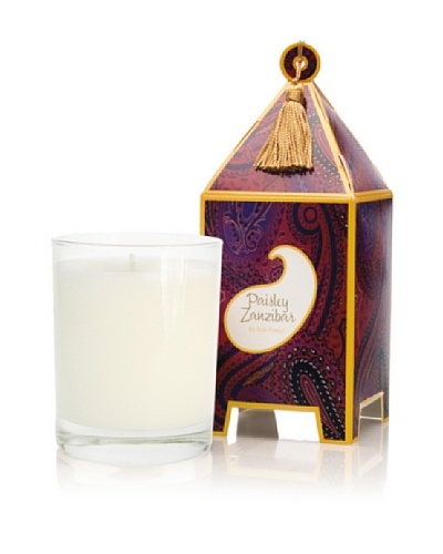 Seda France Paisley Zanzibar Pagoda Box Candle, 10-Oz.