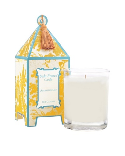 Sedafrance Alabaster Lily 10-Oz. Pagoda Candle