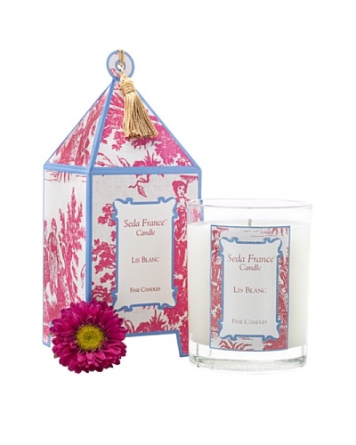 Sedafrance Lis Blanc 10-Oz. Pagoda Candle