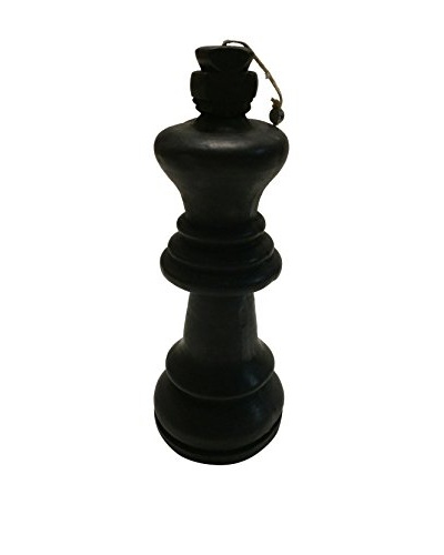 Seletti Black King Candle