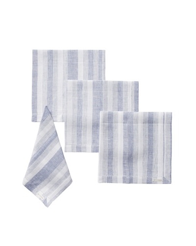 Sferra Set of 4 Ascot Dinner Napkins, Lagoon