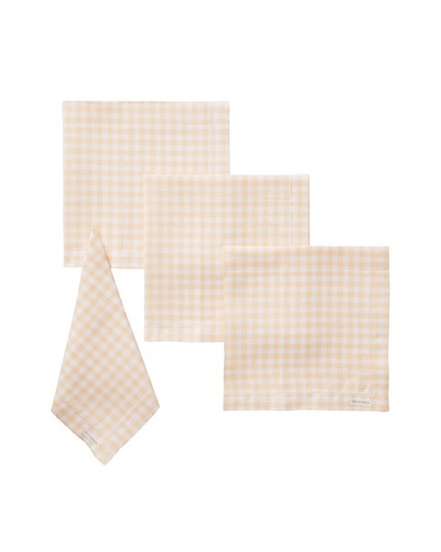 Sferra Set of 4 Piccadilly Dinner Napkins, Apricot