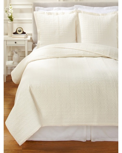 SFERRA Port O Call Quilt Set [Ivory]