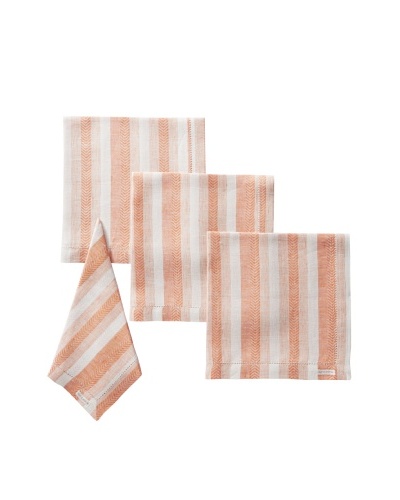 Sferra Set of 4 Ascot Dinner Napkins, Paprika