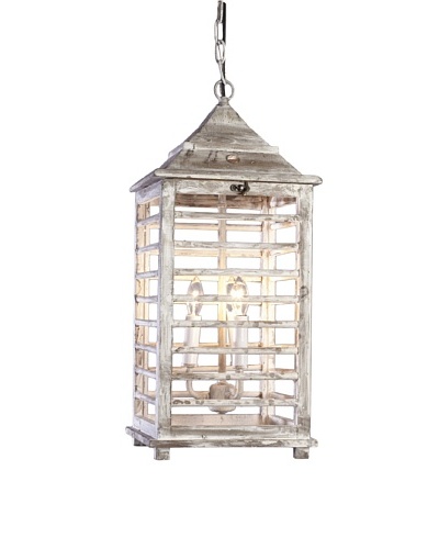 Shades of Light Wooden Shutter Lantern-Large