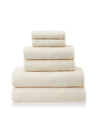 Chortex Honeycomb 6-Piece Bath Towel Set
