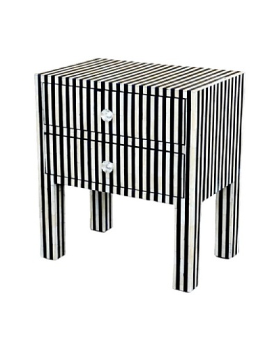 Shine Creations Bedside Table, Black