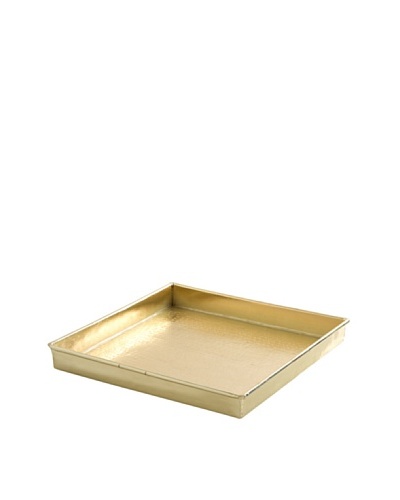 Shiraleah Mirage Square Tray, Brass