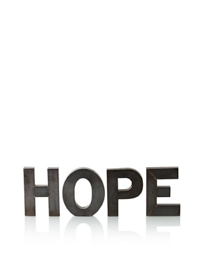 Shiraleah “Hope” Recycled Tin Display Letters