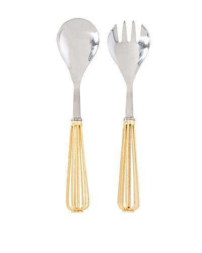 Shiraleah Struttura Salad Servers, Gold