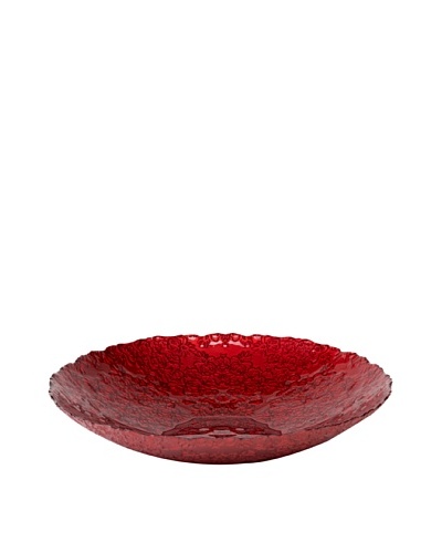 Large Barocco Bowl, Red