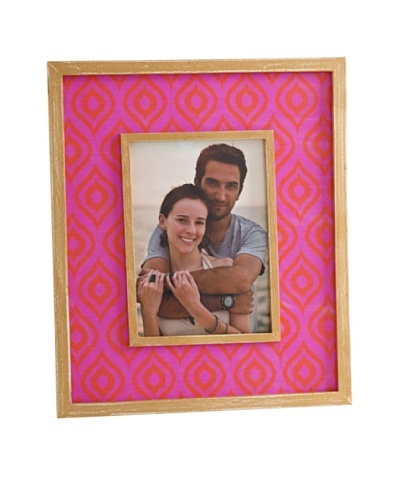 Shiraleah Ikat 5 x 7 Frame, Pink