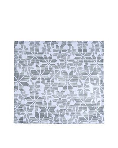 Shiraleah Set of 3 Assorted Snowflake Napkins, Silver