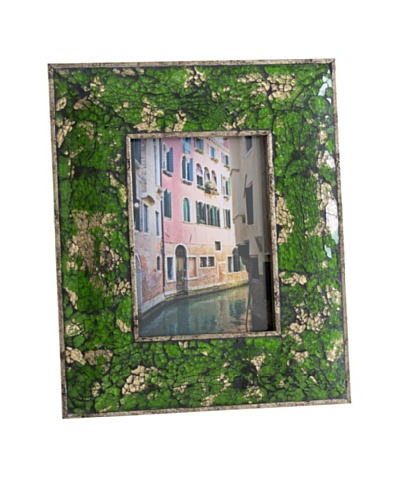 Shiraleah Fes Emerald Crushed Mosaic 5 x 7 Picture Frame