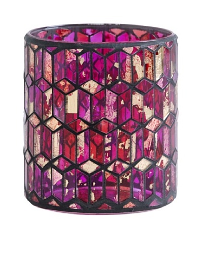 Shiraleah Slimane Ruby Mosaic Votive