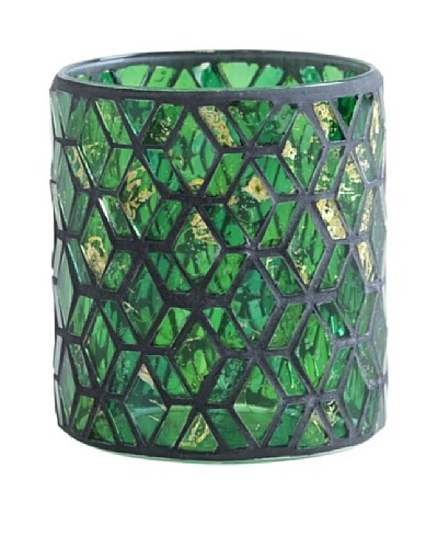 Shiraleah Slimane Emerald Mosaic Votive