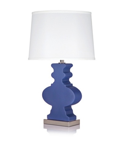 Krush Ami Table Lamp, Satin Lapis Ceramic