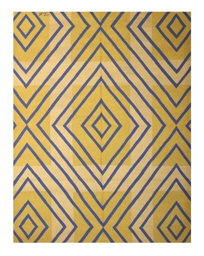 French Accents Modern Flatweave Killim Rug