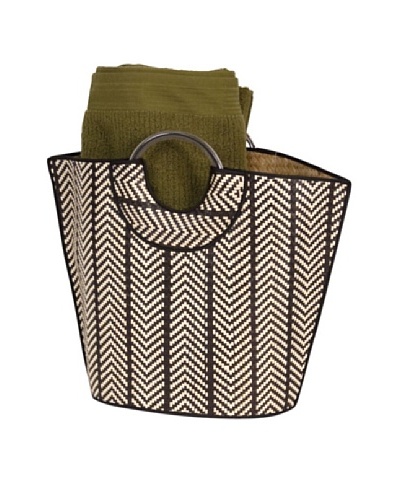 Skalny Zig Zag Palm Leaf Storage Tote