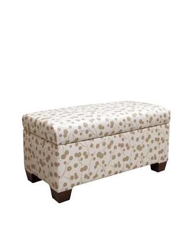 Skyline Storage Bench, Burnet Taupe