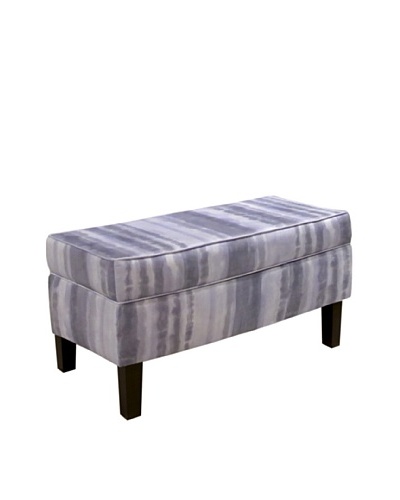 Skyline Storage Bench, Stream Pearl