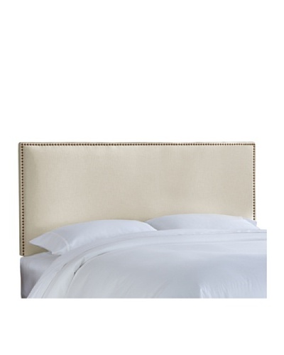 Skyline Brass Nail Button Headboard