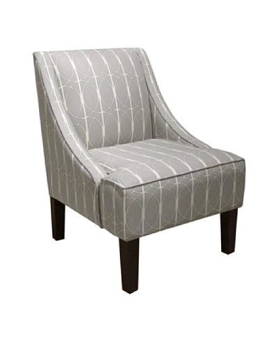 Skyline Swoop Arm Chair, Menton Linen