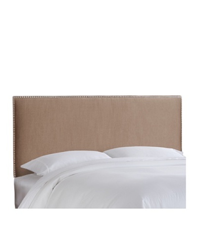 Skyline Brass Nail Button Headboard