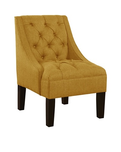 Skyline Tufted Swoop Arm Chair
