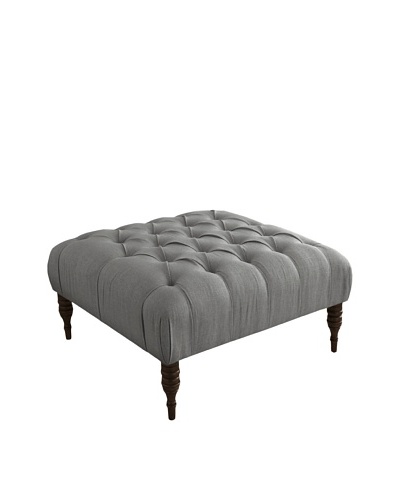 Skyline Tufted Cocktail Ottoman, GreyAs You See