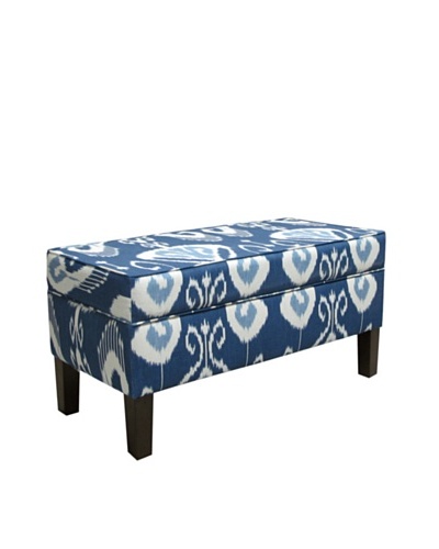 Skyline Storage Bench, Iris