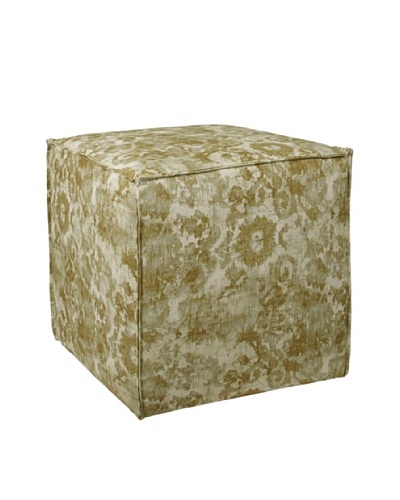 Skyline Square Ottoman with French Seams