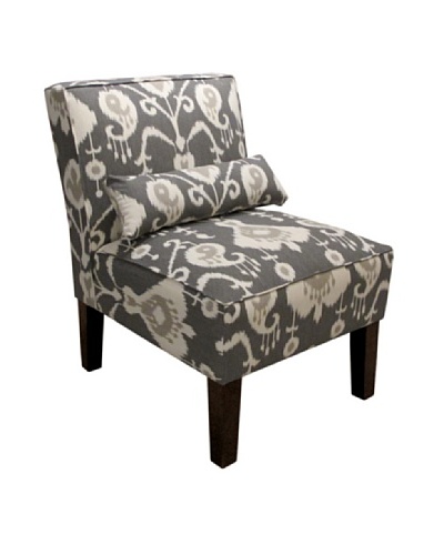 Skyline Armless Chair, Pewter