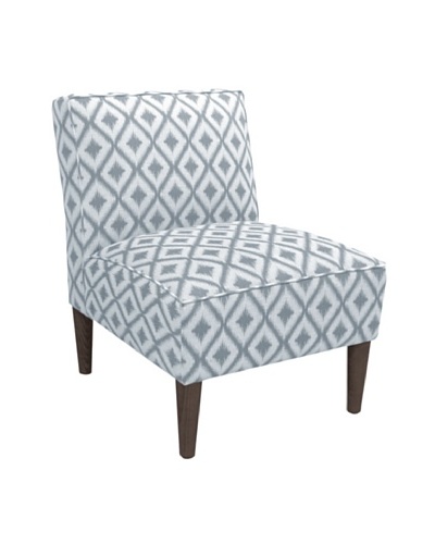 Skyline Armless Chair, Ikat Fret PewterAs You See