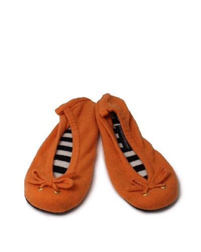 Sofia Cashmere Ballet Slipper, Tangerine, Small (Size 5.5-7 US)