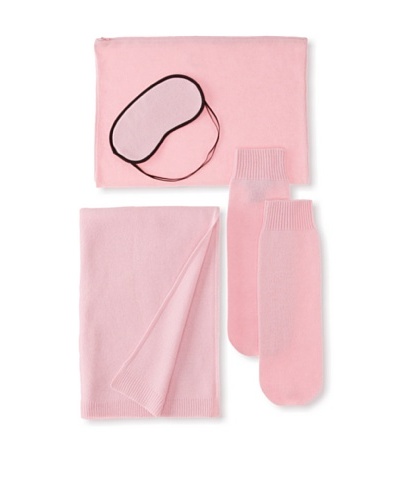 Sofia Cashmere Travel Set, Petal Pink