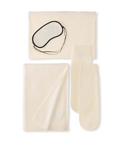 Sofia Cashmere Travel Set, Ivory