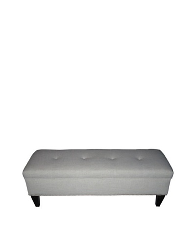 Sole Designs Brooke Loft Tufted Storage Bench, Magnolia