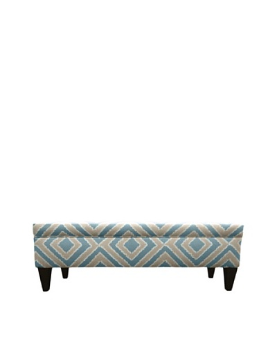 Sole Designs Brooke 10 Button Tufted Storage Bench, Nouveau Capri