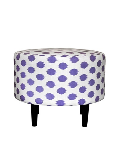 Sole Designs Sophia Jojo Round Ottoman, Thistle