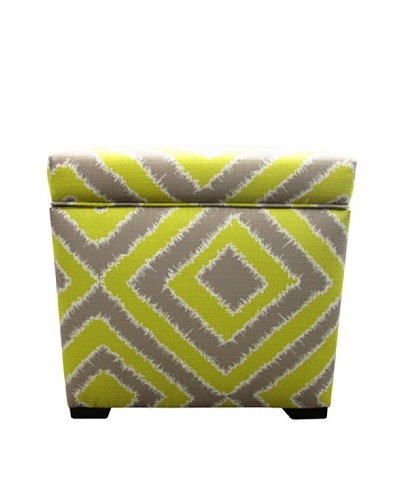 Sole Designs Tami Storage Ottoman, Nouveau Wassabi