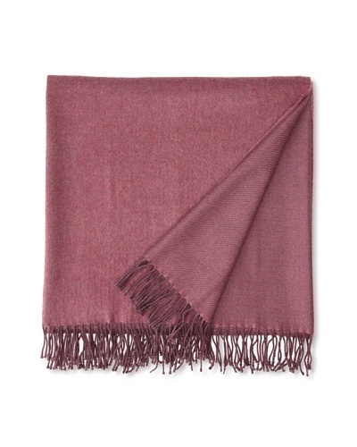 Somma Kiev Lambswool Throw, Burgundy, 51″ x 67″