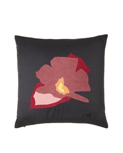 Sonia Rykiel Luxure Decorative Pillow, Noir, 14″ x 14″