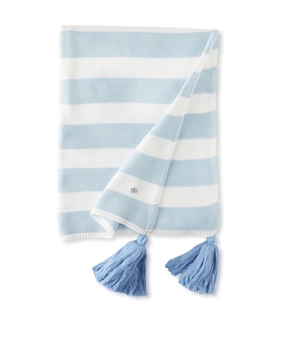 Sonia Rykiel Comme un Cadeau Throw, Bleu Tendre, 59″ x 59″