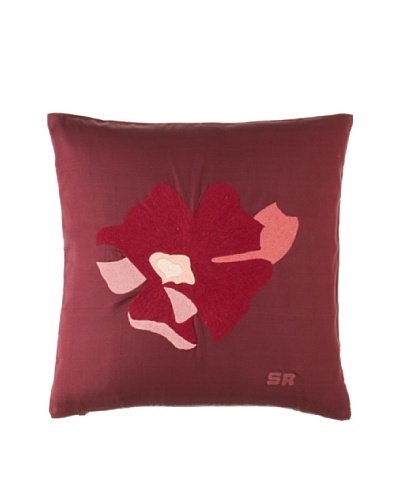 Sonia Rykiel Luxure Decorative Pillow, Lie de Vin, 14 x 14