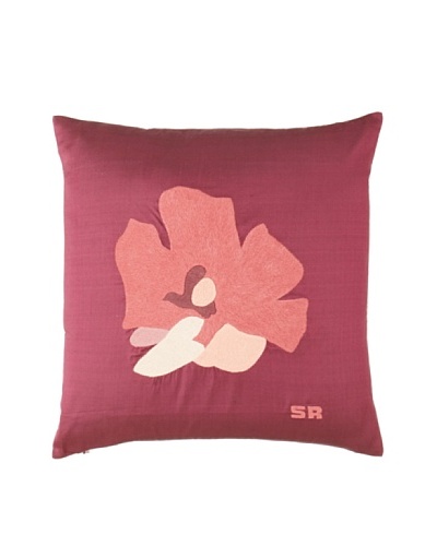 Sonia Rykiel Luxure Decorative Pillow, Bordeaux, 14″ x 14″