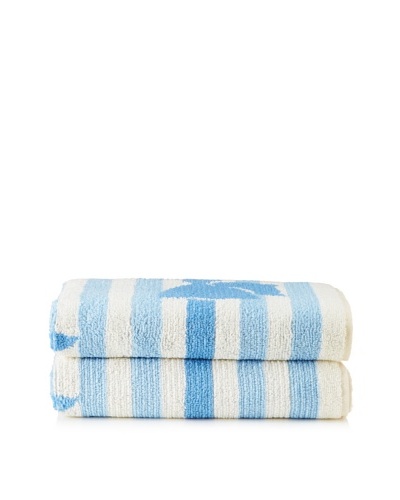 Sonia Rykiel Comme un Cadeau Hand Towel, Bleu Tendre, 20″ x 40″