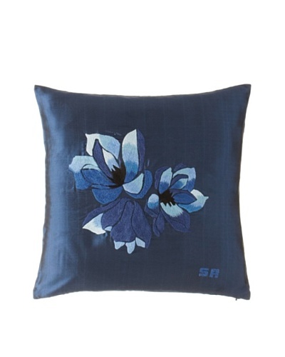 Sonia Rykiel No Limit Decorative Pillow Cover, Bleu, 14″ x 14″